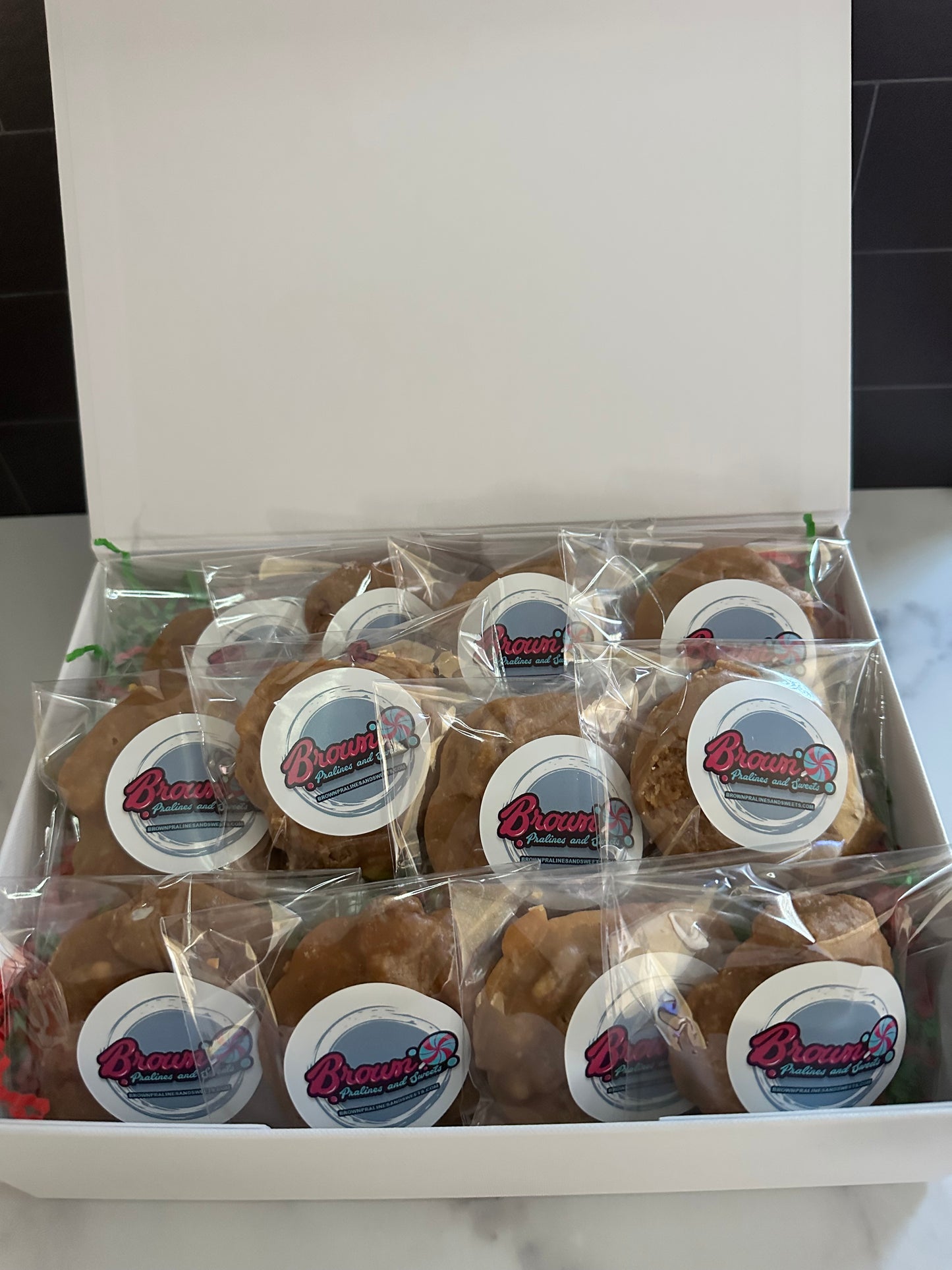 9 Piece Delectable Pecan Pralines Holiday Gift Box