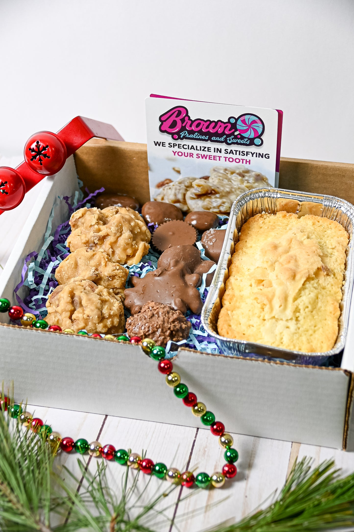 Holiday Gift Boxes - Brown Pralines and Sweets