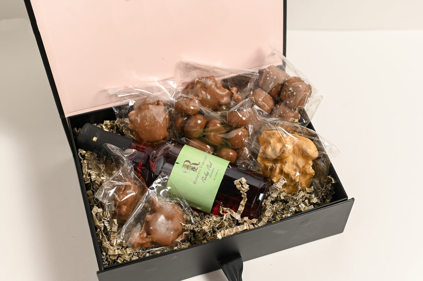 The Black Box with Red Wine and Dark Chocolate