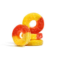 Gummi Peach Rings - Brown Pralines and Sweets