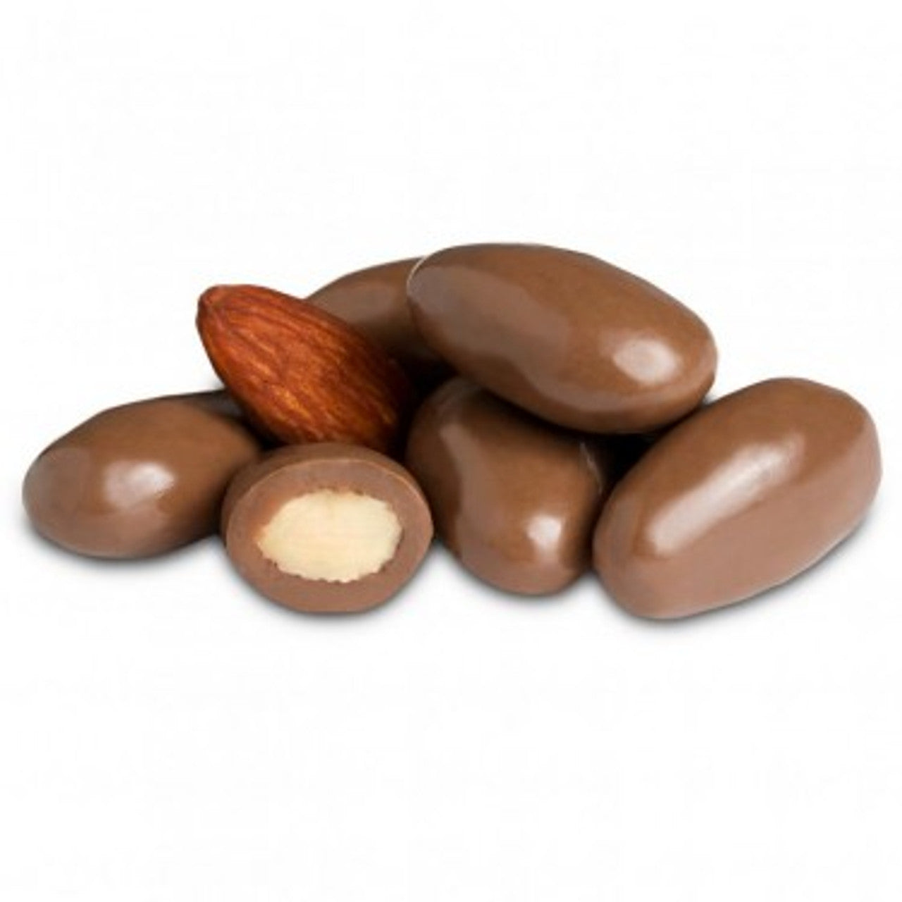 Milk Chocolate Almonds - Brown Pralines and Sweets