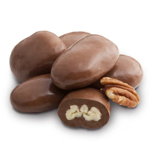 Milk Chocolate Banana Bread Pecans - Brown Pralines and Sweets