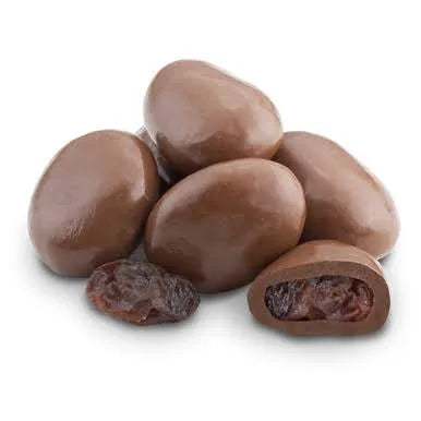 Milk Chocolate Raisins - Brown Pralines and Sweets