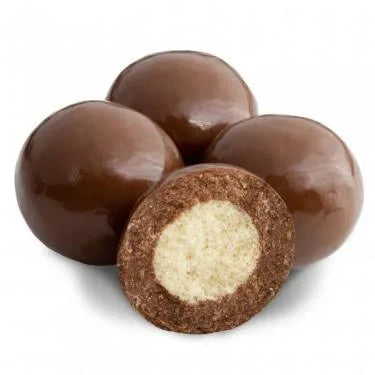 Milk Chocolate Triple Dipped Malt Balls - Brown Pralines and Sweets