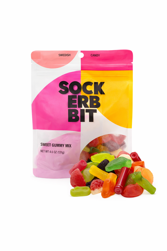 SockerBit Swedish Candy - Brown Pralines and Sweets